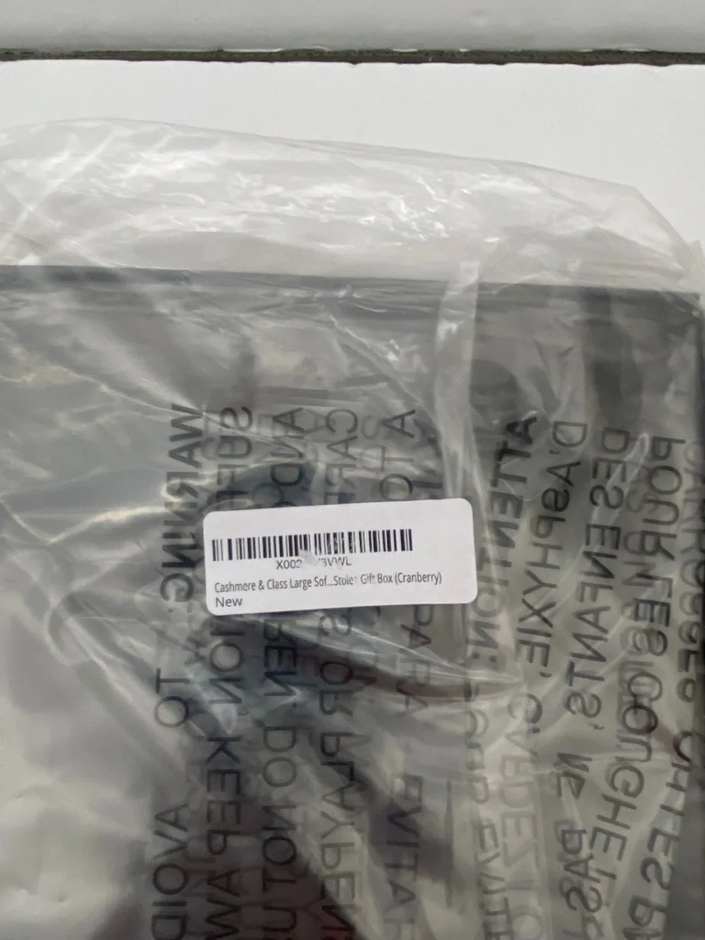 100% Cashmere Scarf NEW